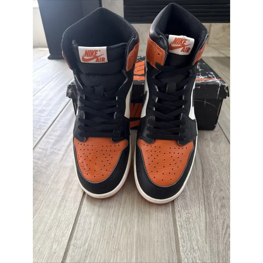 Size 13 - Air Jordan 1 Retro High OG Starfish Orange Black White DZ5485-008 Mens